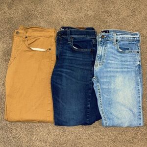 Hollister Jeans and Levi khakis bundle